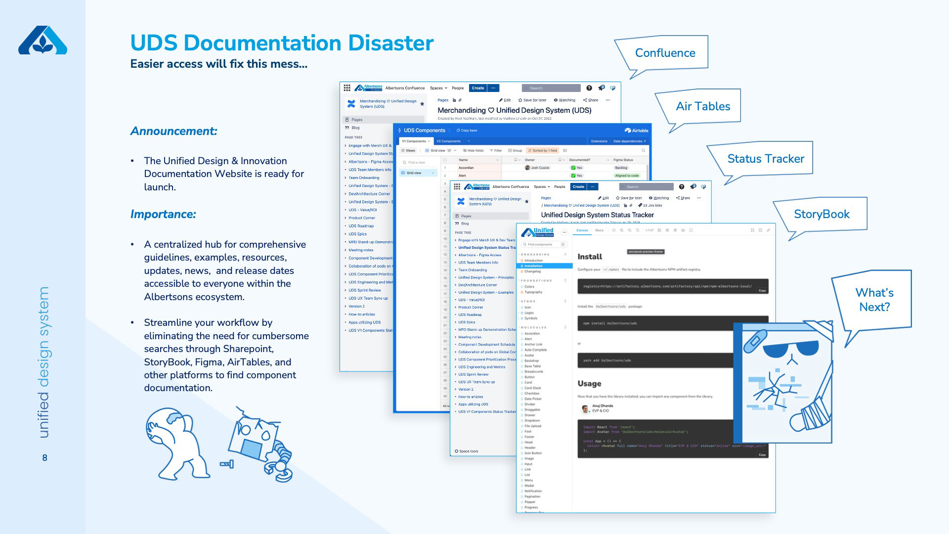 UDS V2 Roadmap Planning — consolidating documentation into a structured platform